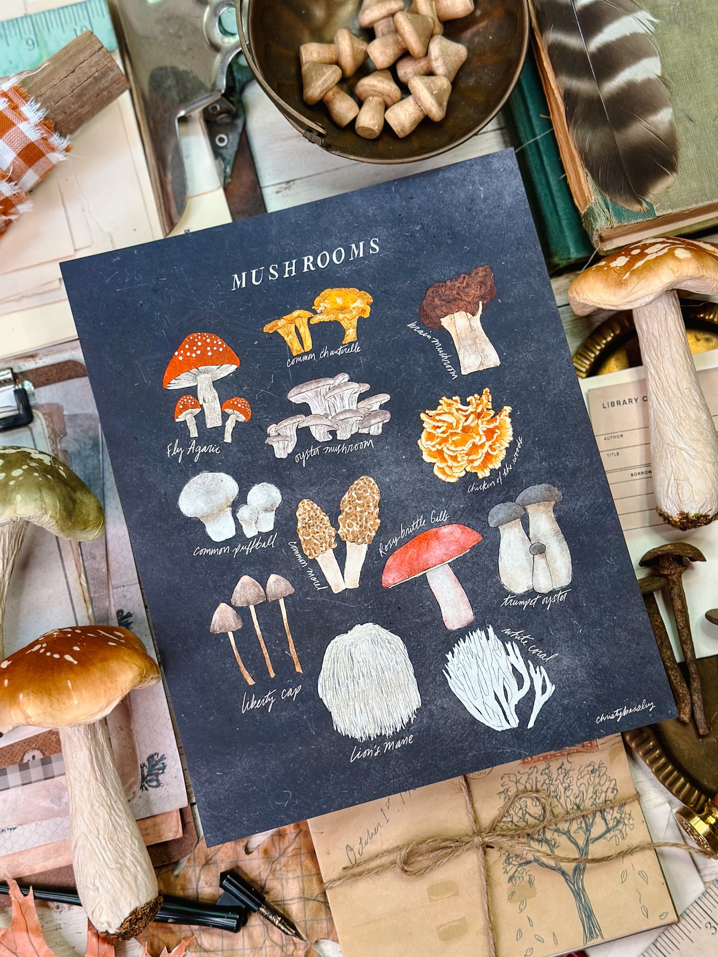 Vintage Mushrooms