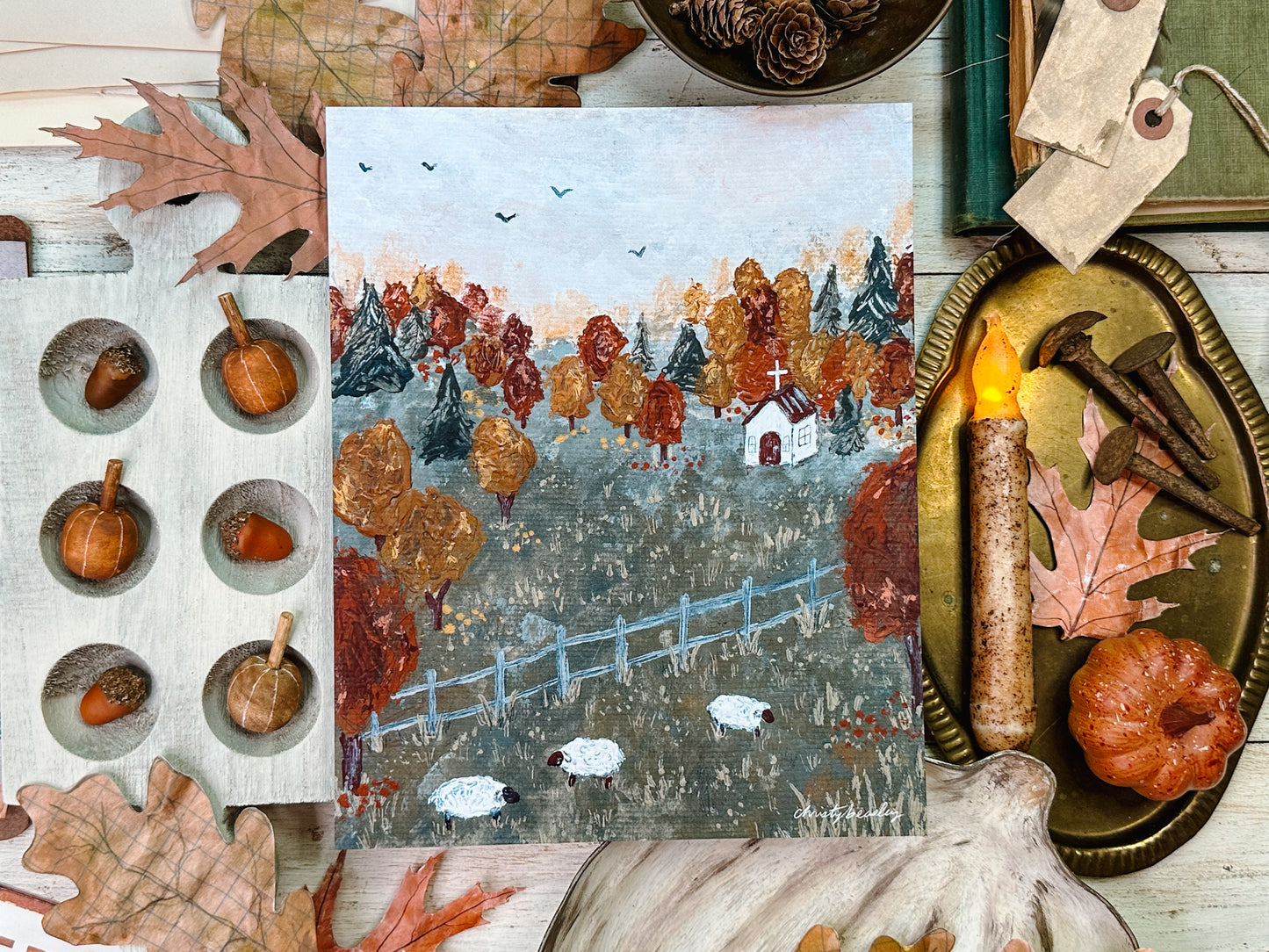 Peaceful Autumn Pasture