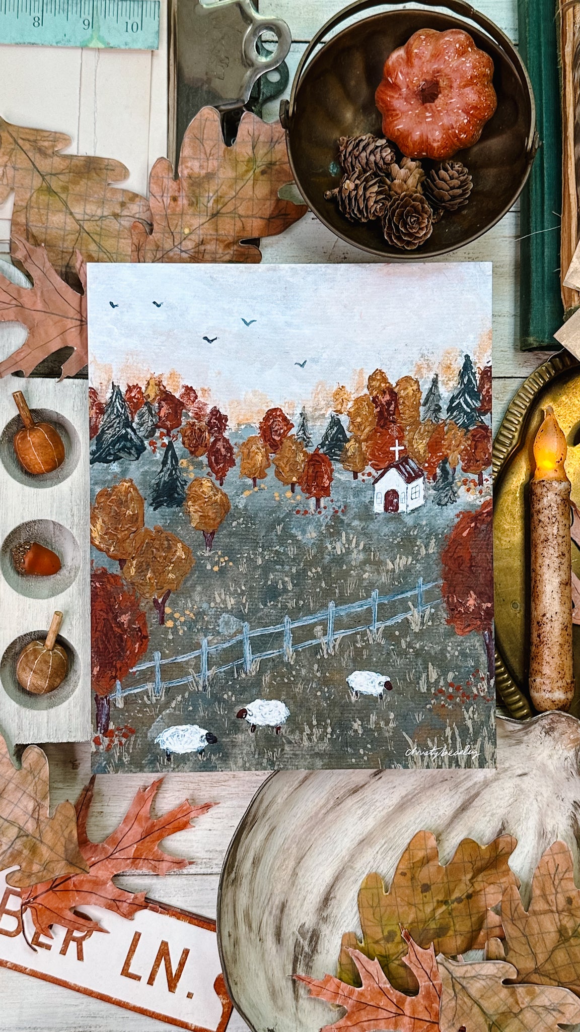 Peaceful Autumn Pasture