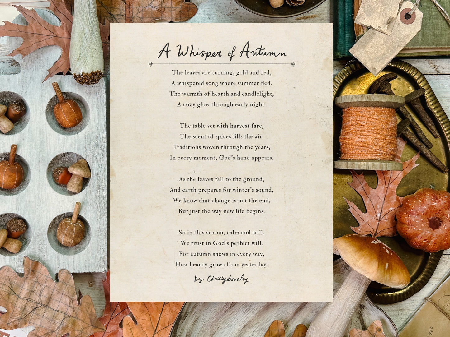 A Whisper of Autumn Poem