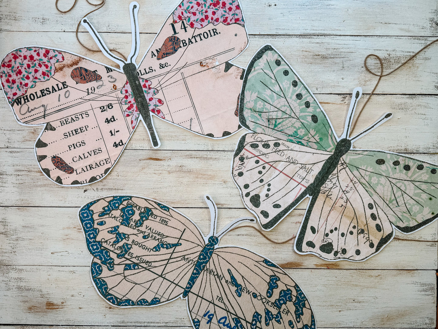 Vintage Butterfly Cutouts Digital Download