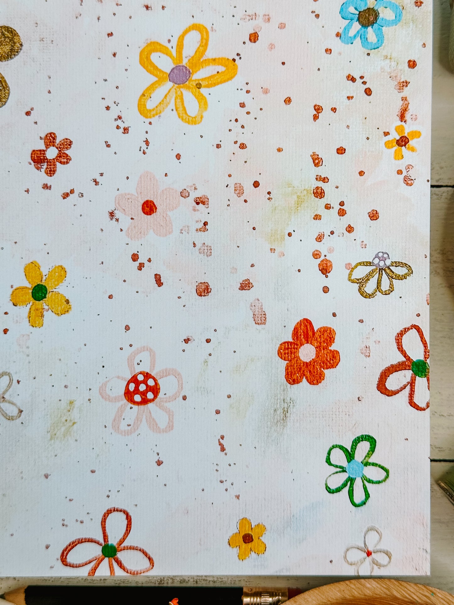 Scattered Floral Abstract