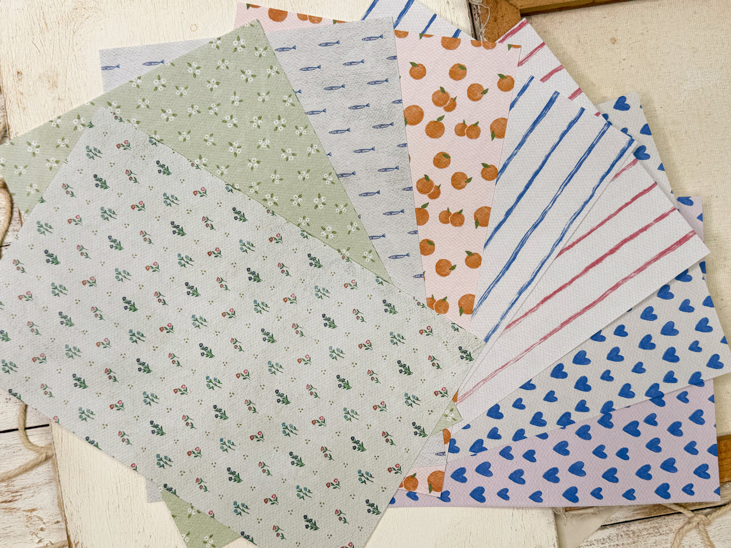 Taste and See Pattern Papers Digital Download