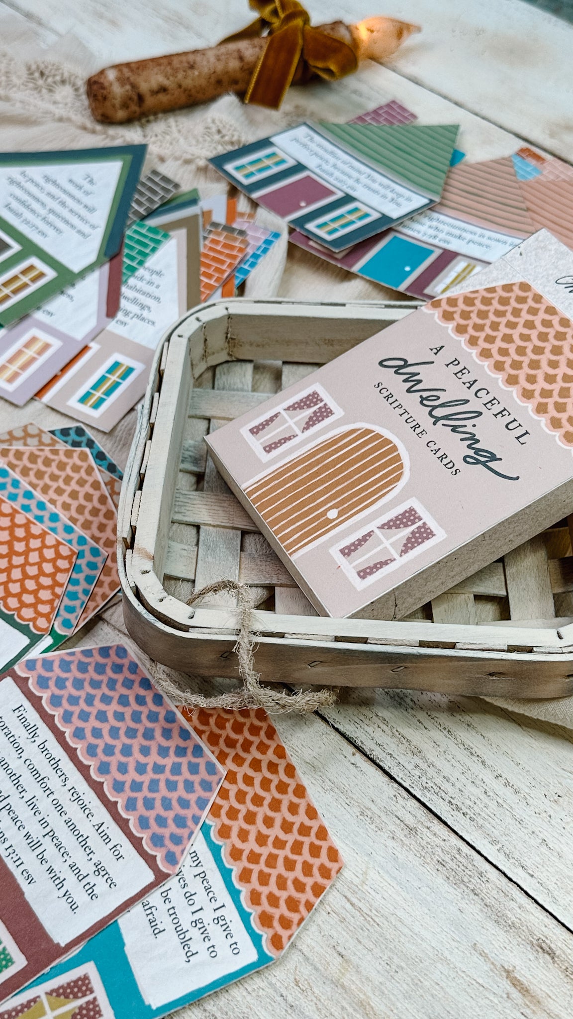Peaceful Dwelling Scripture Cards Digital Download