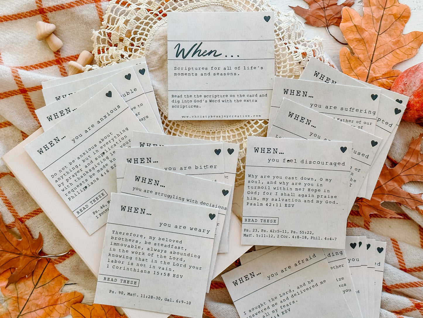 When... Scripture Cards Digital Download