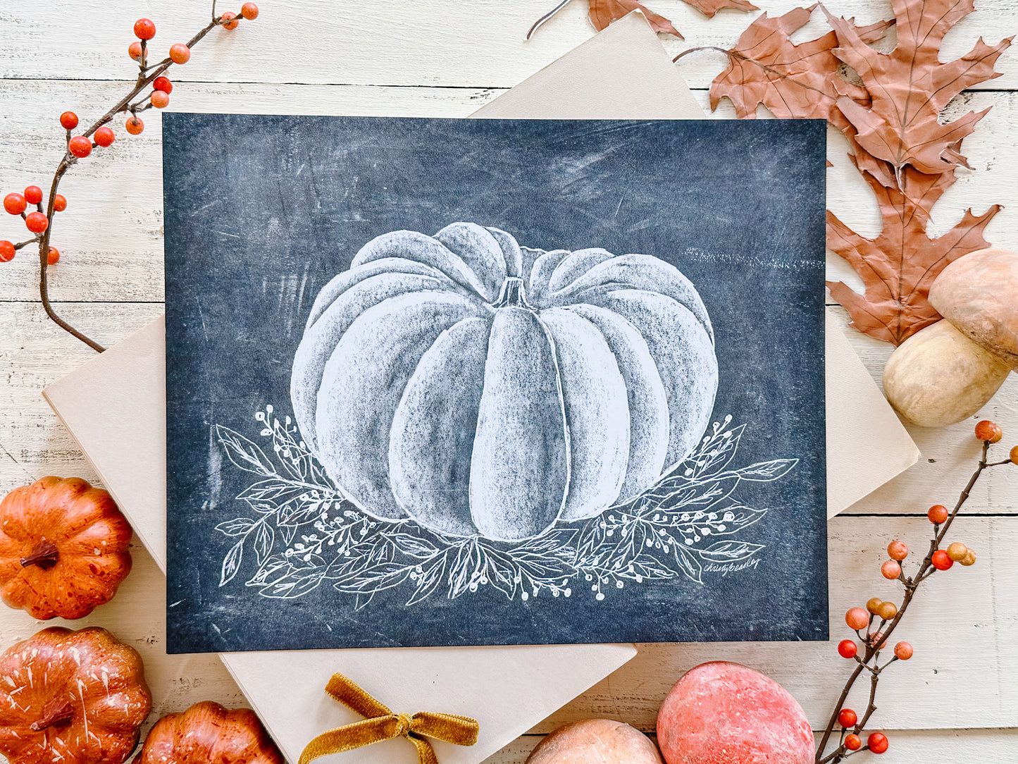 Chalkboard Pumpkins