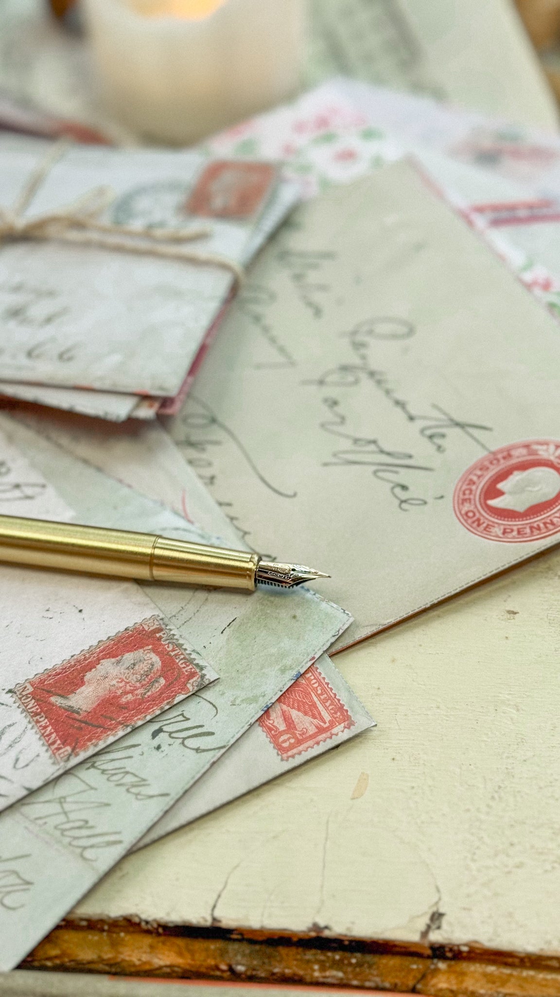 Vintage Envelope and Stationery Paper Digital Download