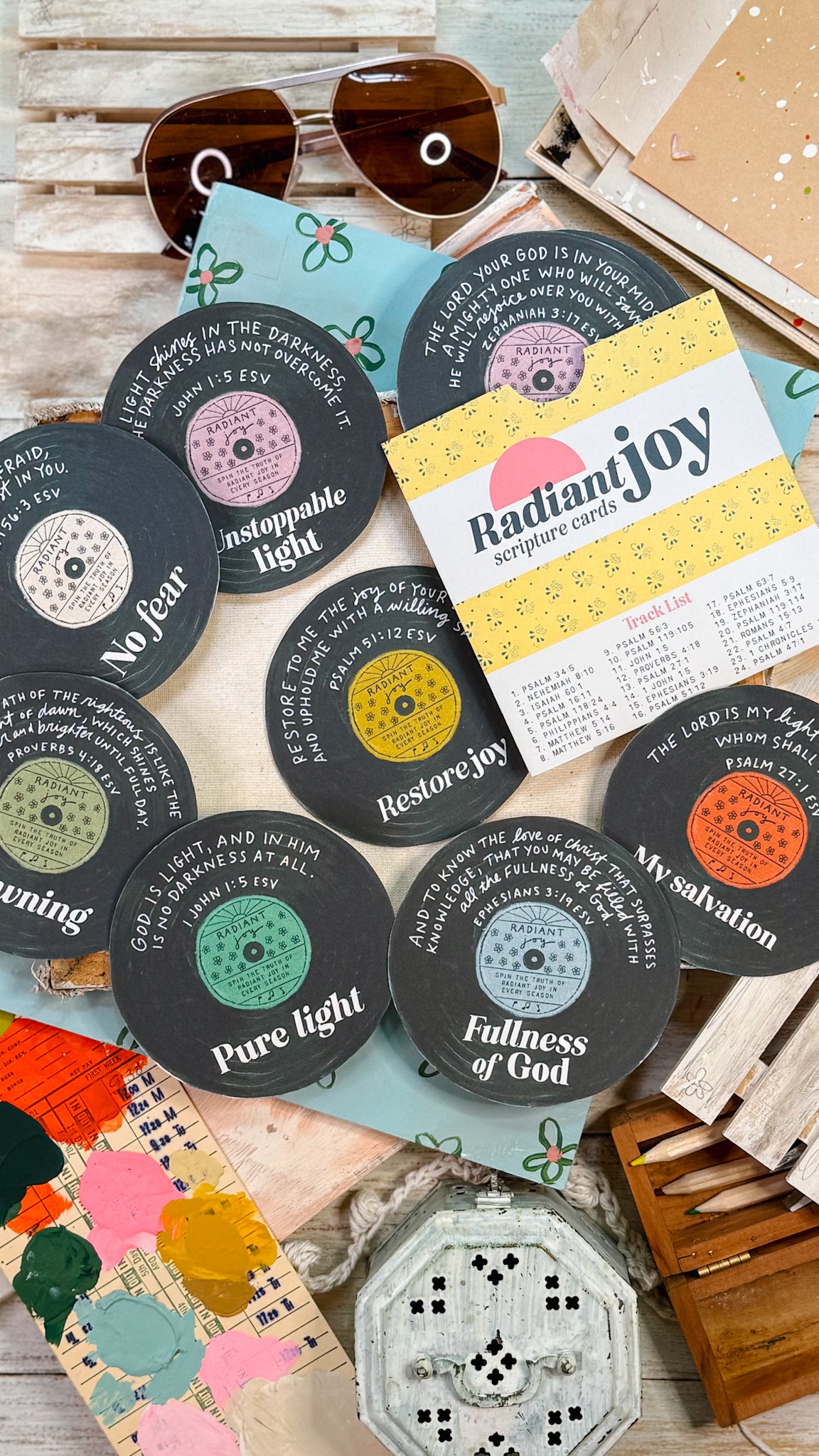 Radiant Joy Scripture Cards Digital Download