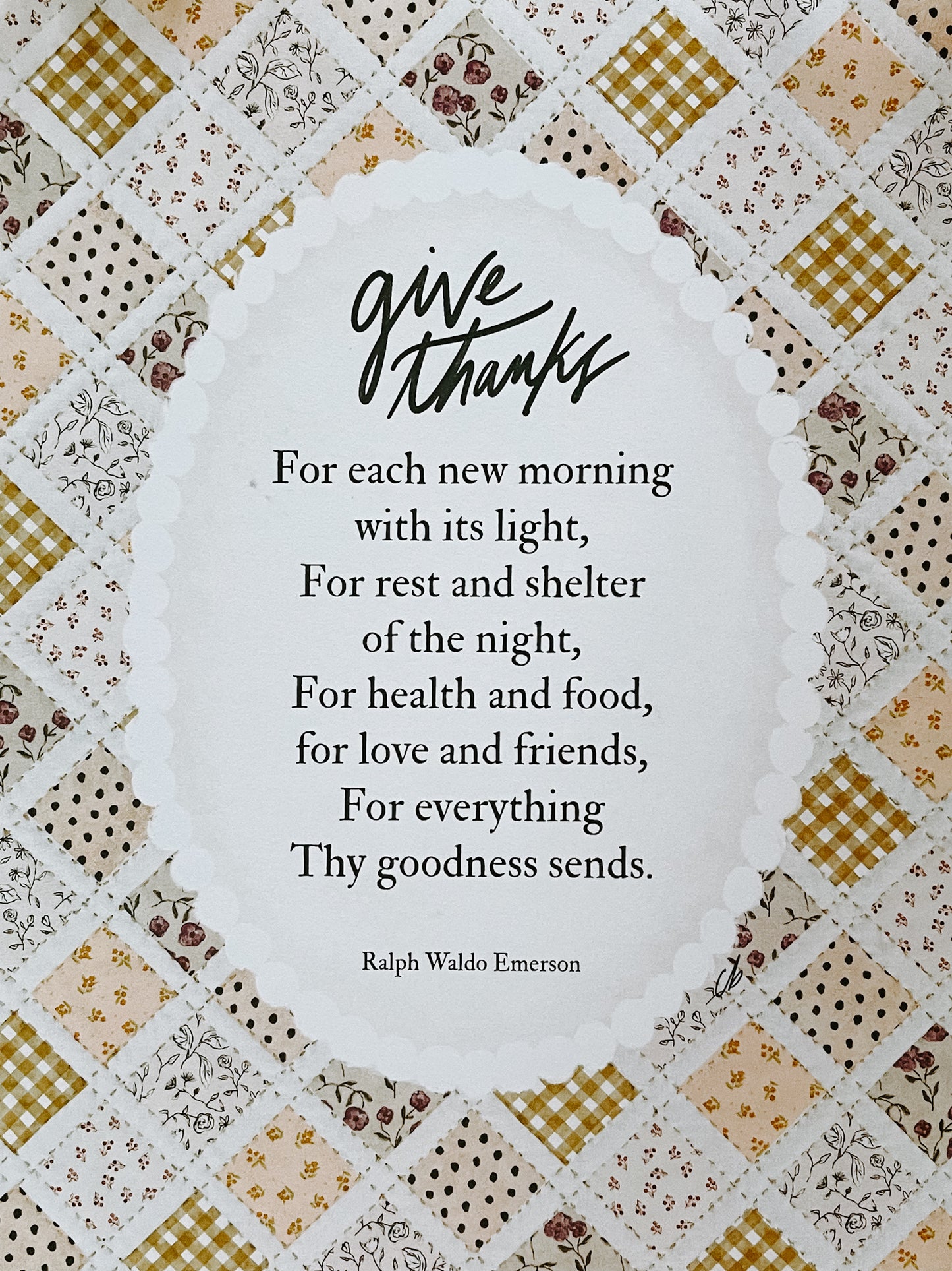 Give Thanks - Poem
