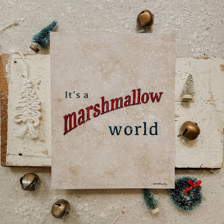 It's A Marshmallow World Print
