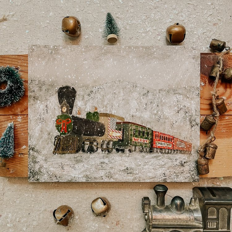 The Merry Train Print