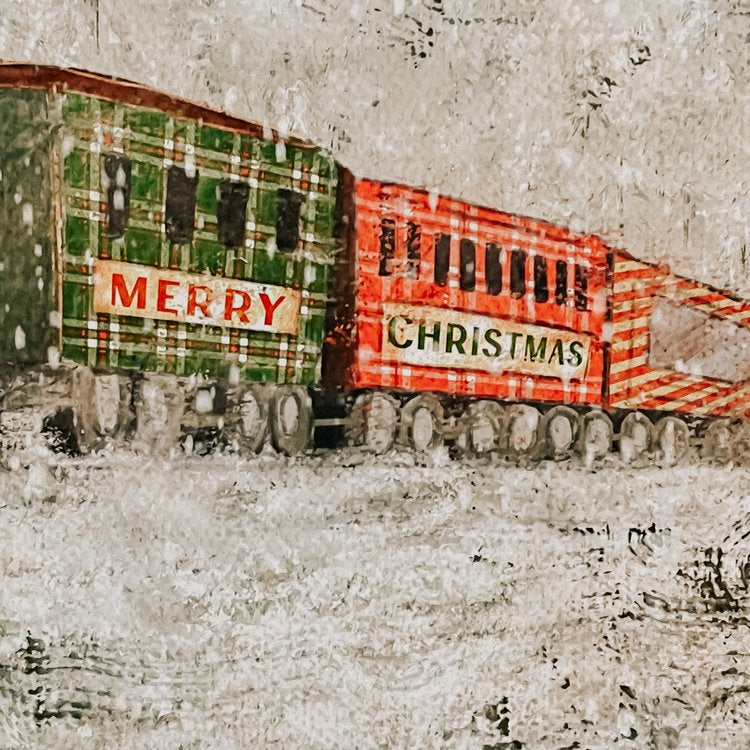 The Merry Train Print