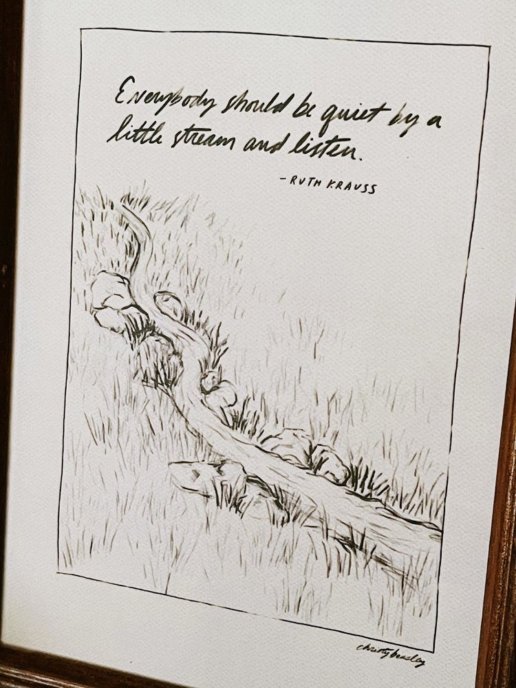Everyone Should Be Quite By A Little Stream