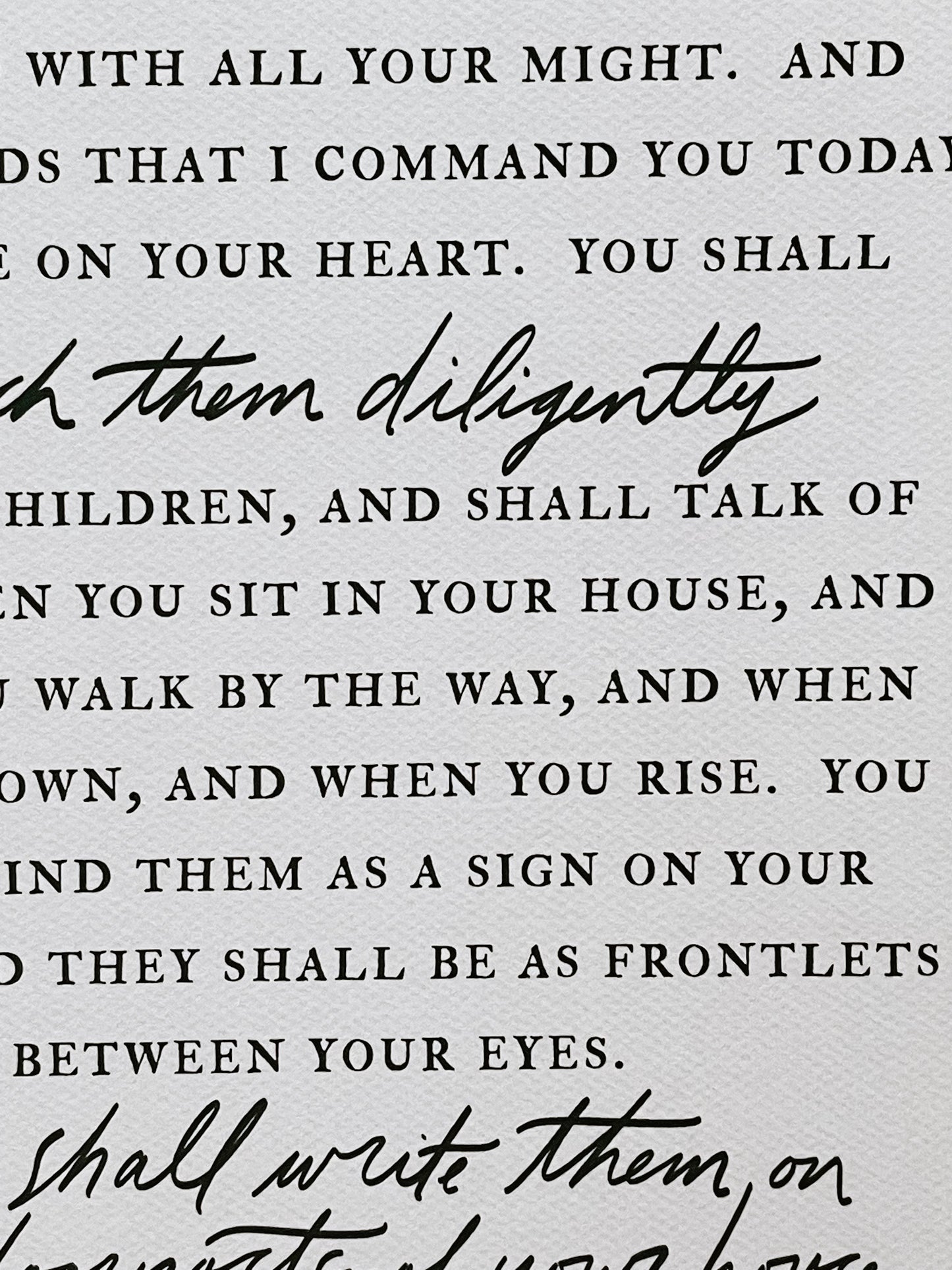 On The Doorpost - Deuteronomy 6