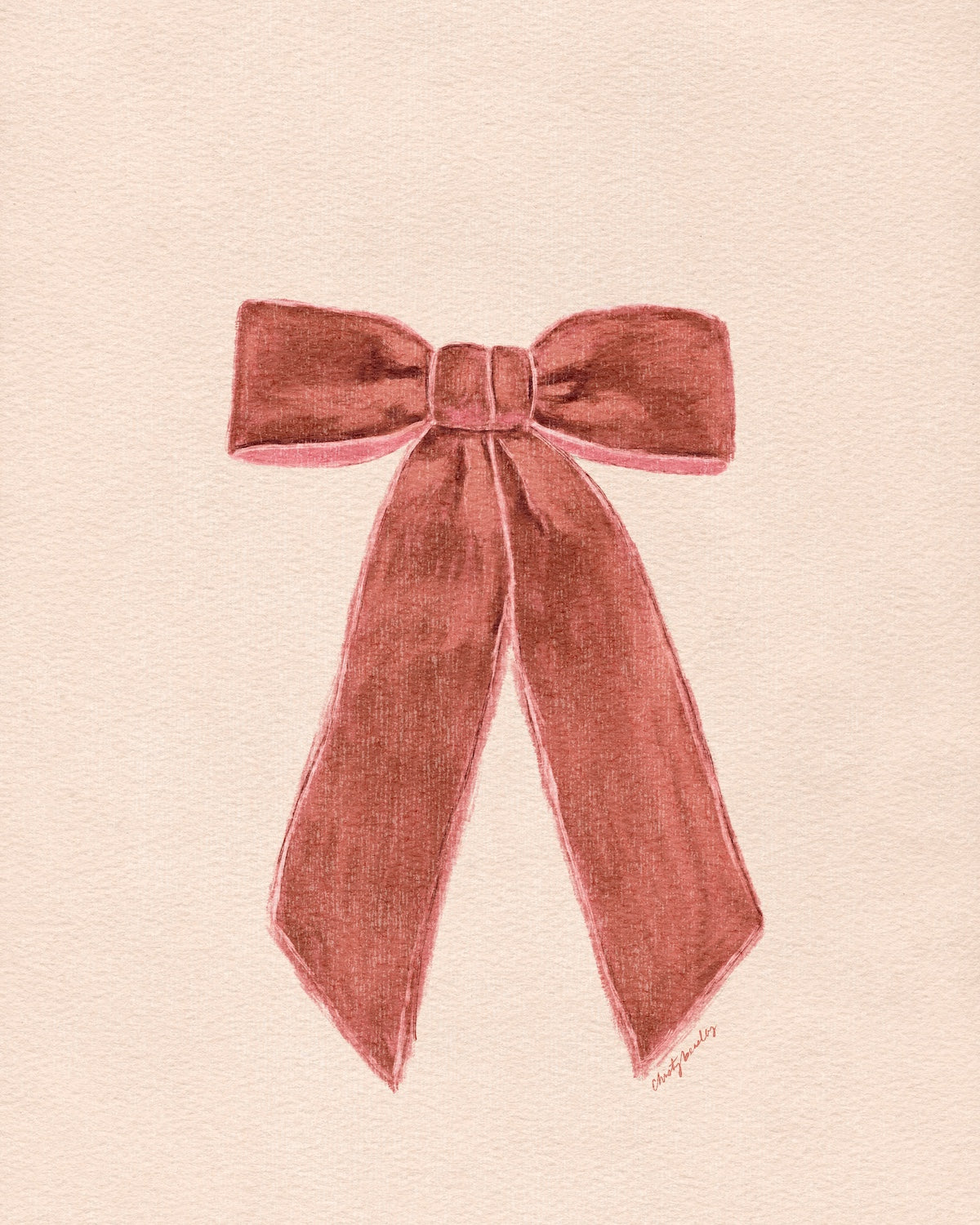 Velvet Bow Prints