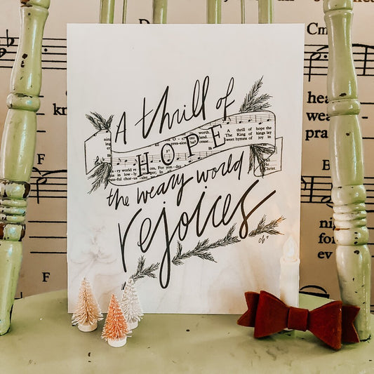 A Thrill of Hope Print