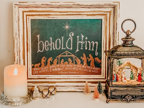 Behold Him Print