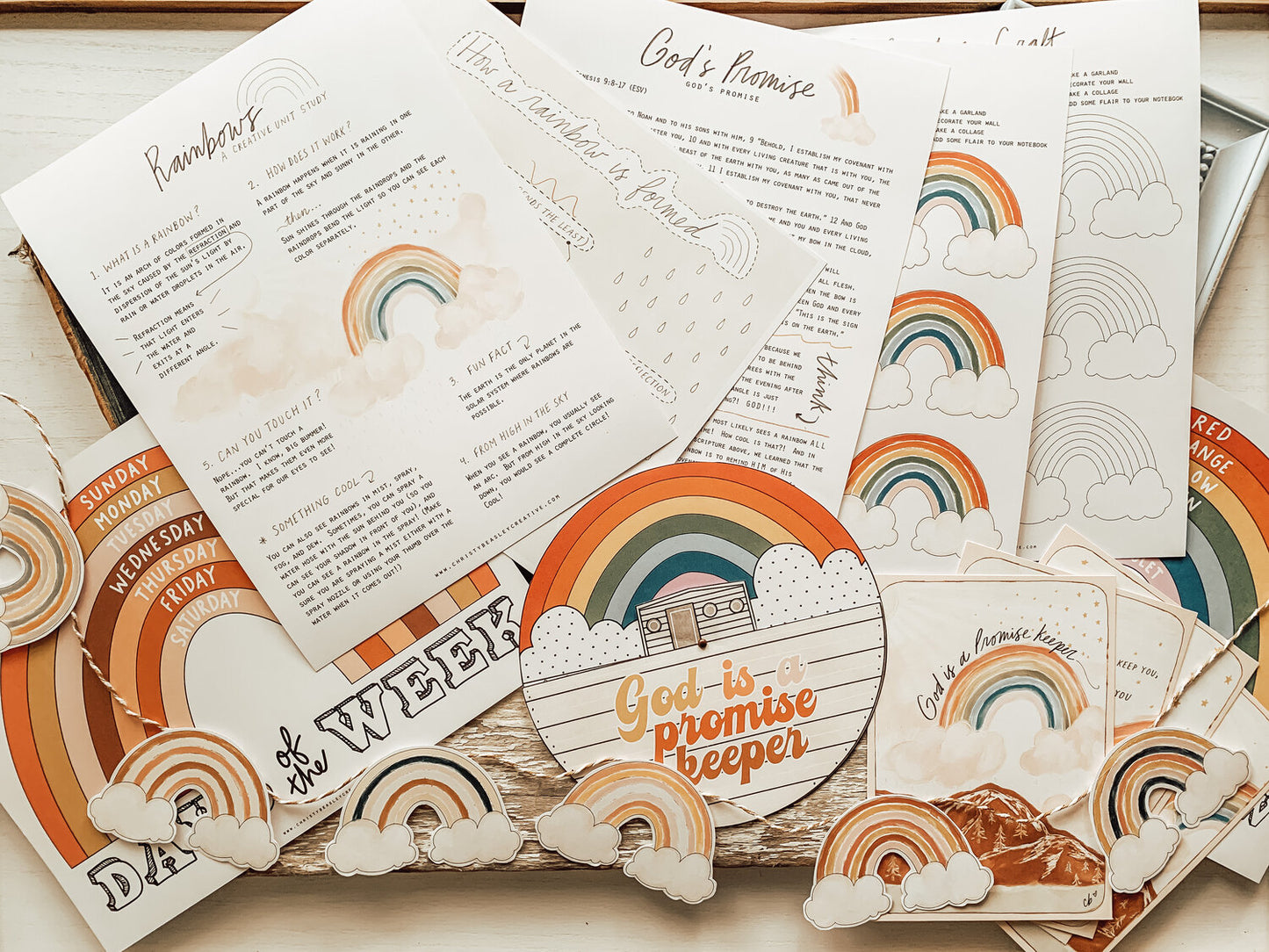Rainbows Unit Study Digital Download
