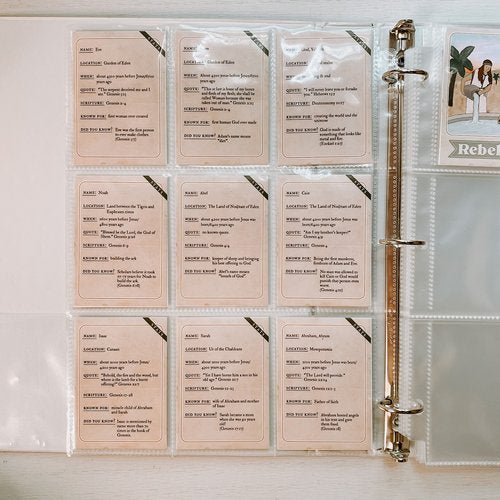 Bible Character Cards, Volumes I-3 Digital Download Bundle