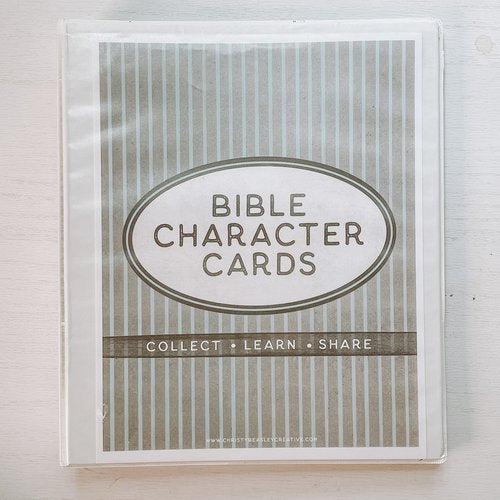 Bible Character Cards, Volumes I-3 Digital Download Bundle