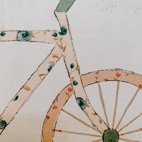 Hey Let's Ride Print