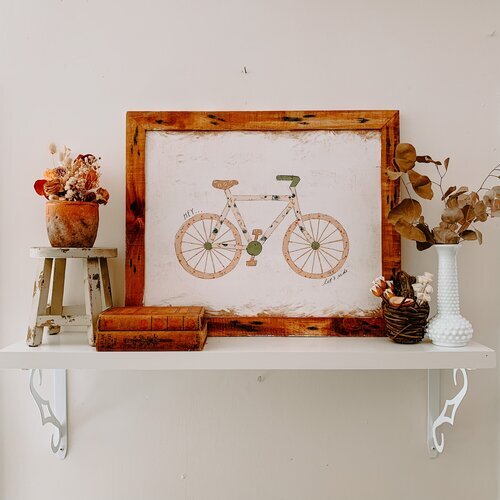 Hey Let's Ride Print