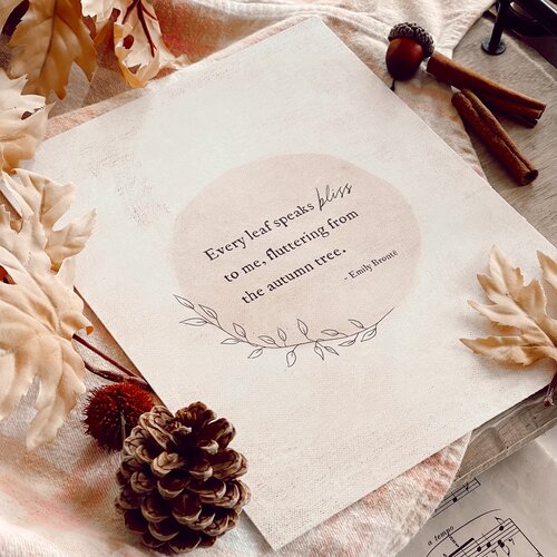 Every Leaf Speaks Bliss Print