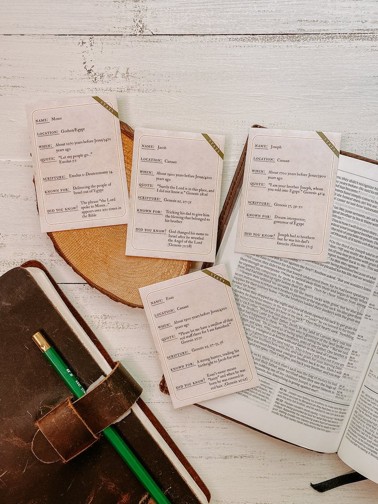 Bible Character Cards, Volumes I-3 Digital Download Bundle