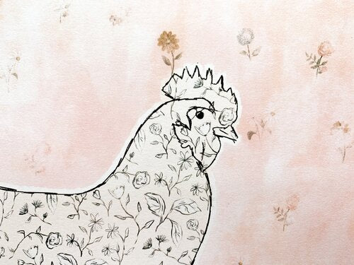 Whimsical Chicken Prints
