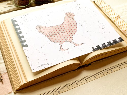 Whimsical Chicken Prints