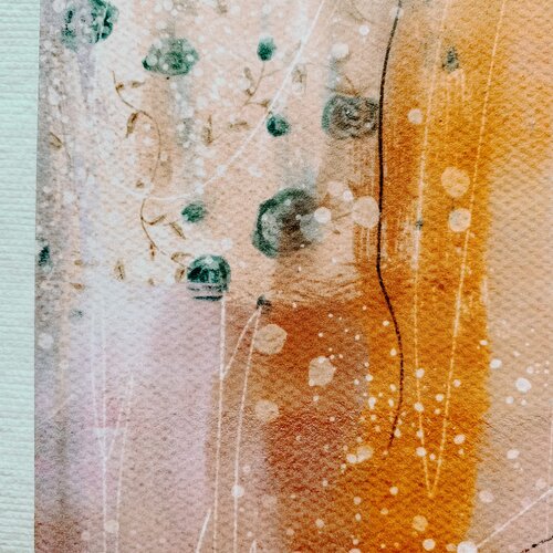 Lavender Sunshine Abstract