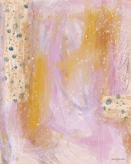 Lavender Sunshine Abstract