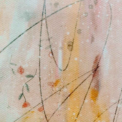Pink Lemonade Abstract