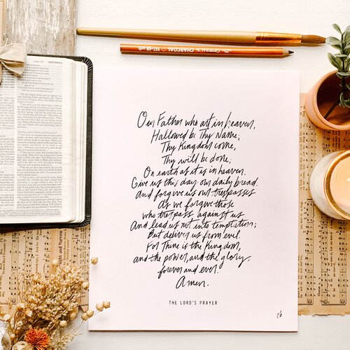 The Lord's Prayer Print