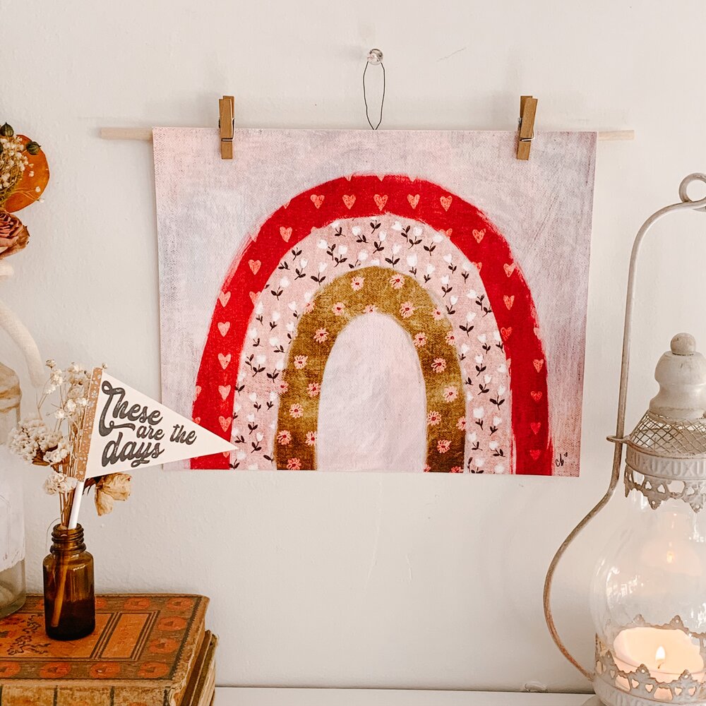 Whimsical Rainbow Print