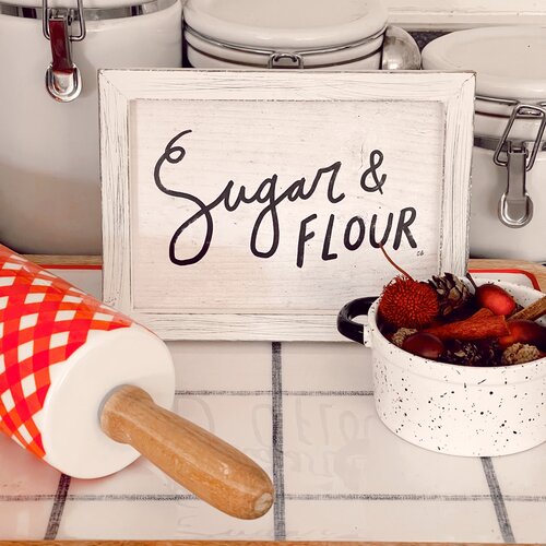 Sugar and Flour Print