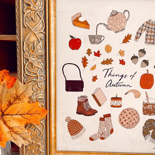 Things of Autumn Print