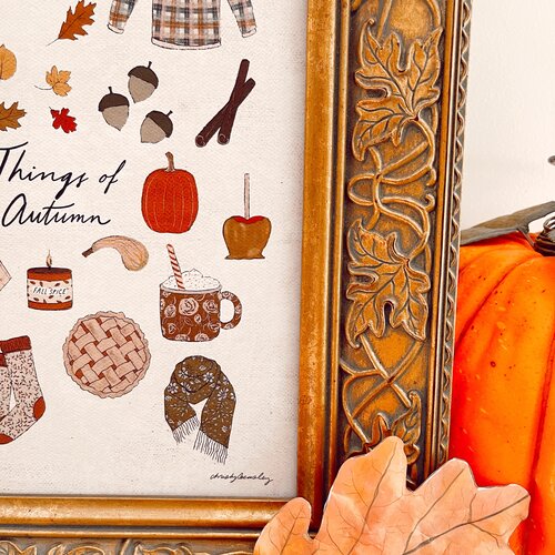 Things of Autumn Print