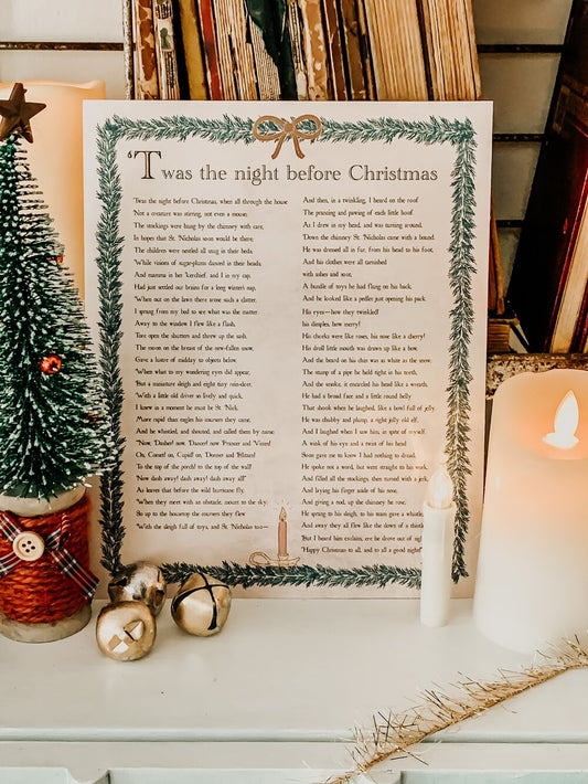 Twas the Night Before Christmas Print