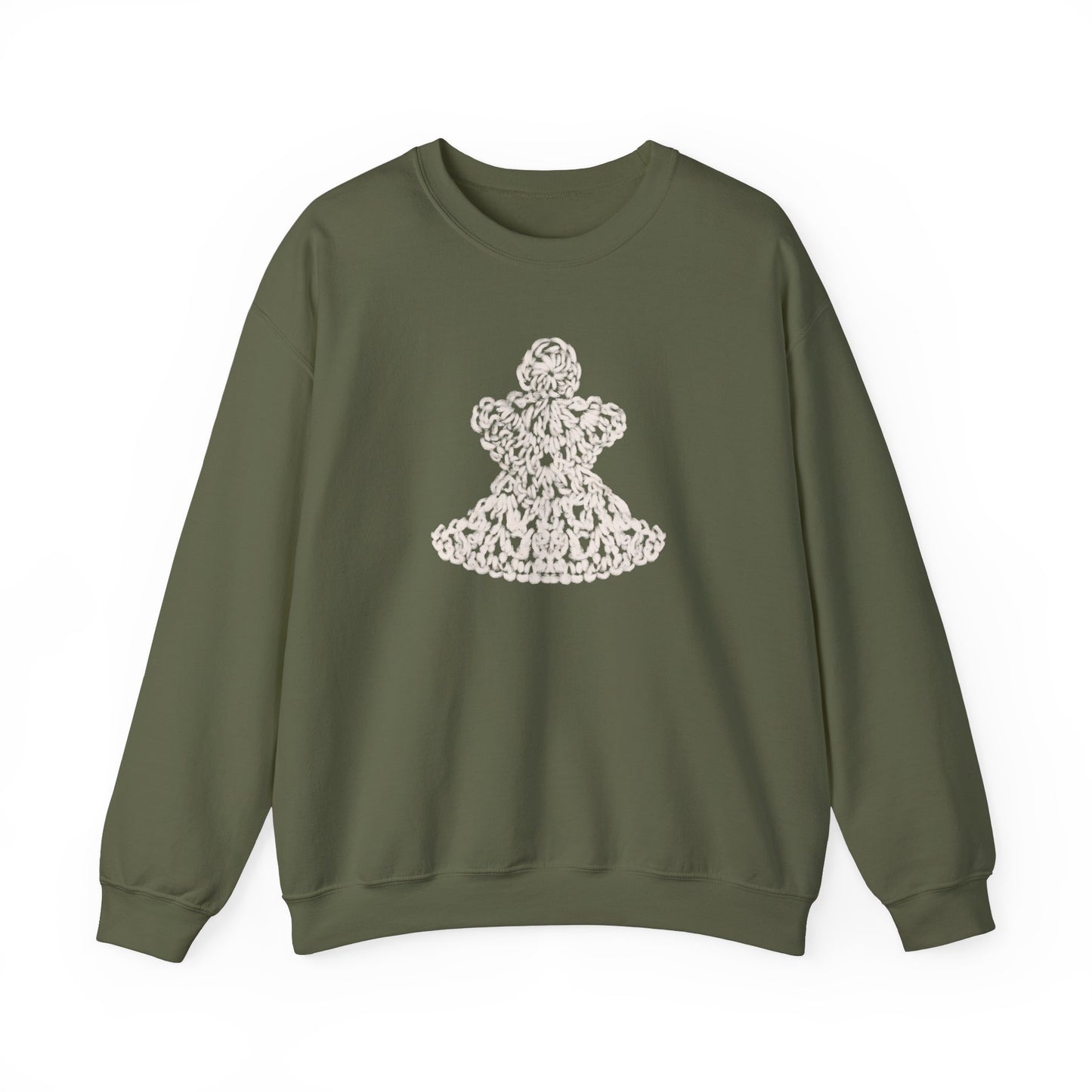 Crochet Angel - Unisex Heavy Blend™ Crewneck Sweatshirt