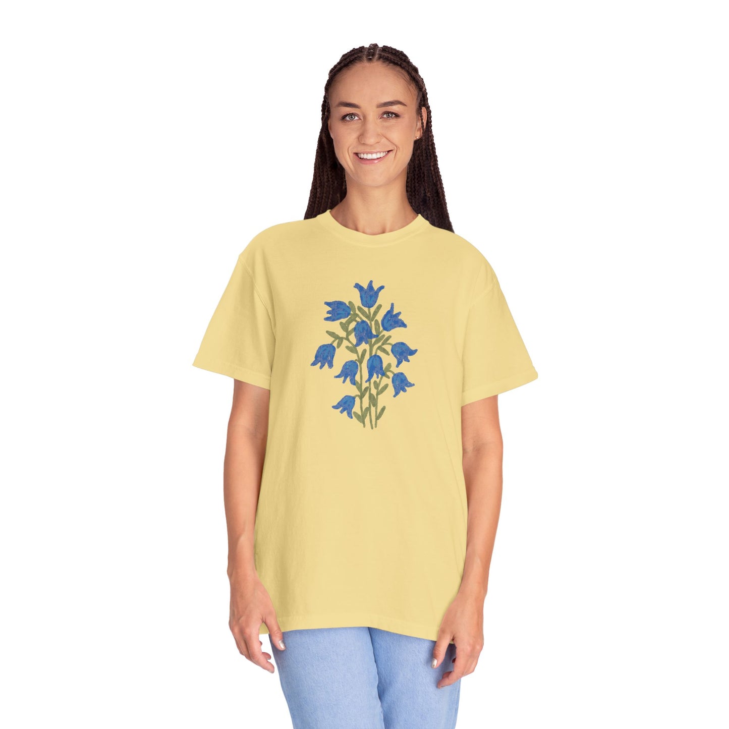 Bluebells - Unisex Garment-Dyed Comfort Colors T-shirt - by Christy Beasley