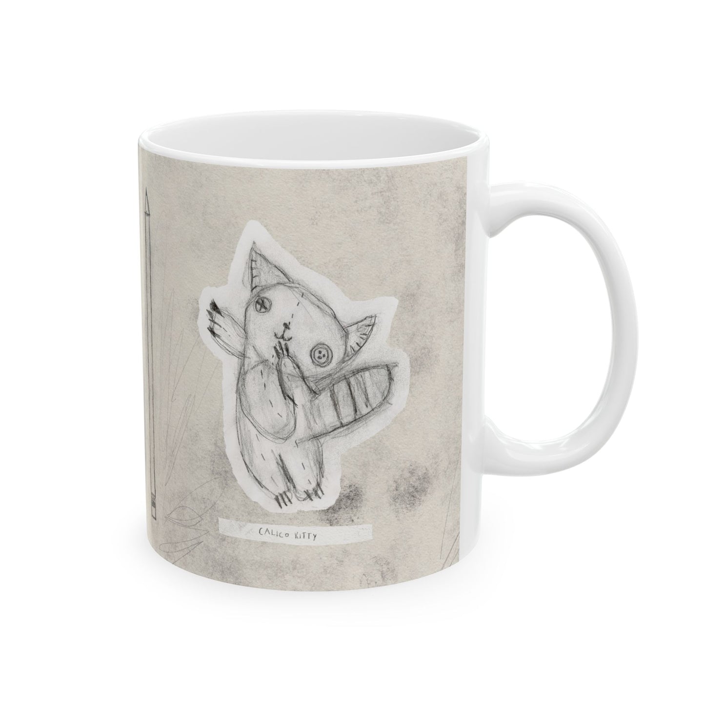 Patchwork Pals by Molly Grace Beasley Ceramic Mug, (11oz)