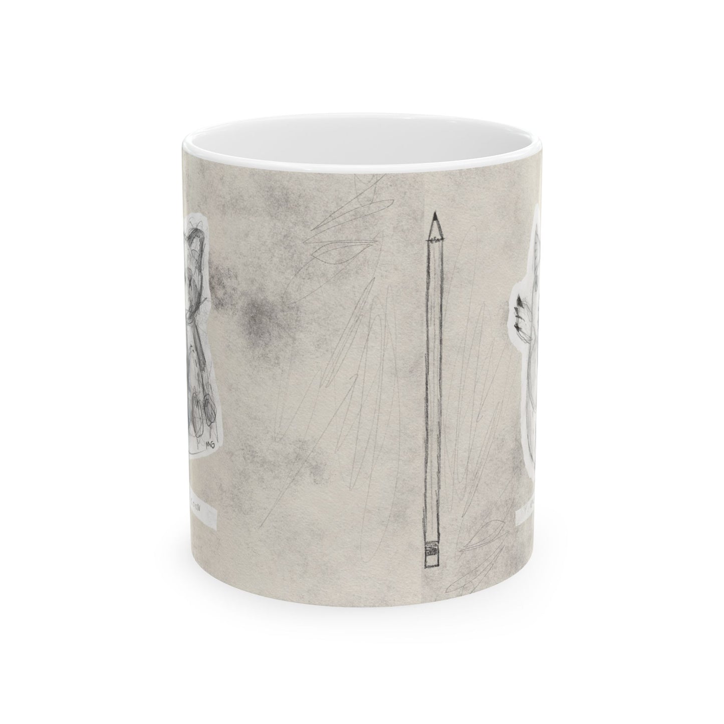Patchwork Pals by Molly Grace Beasley Ceramic Mug, (11oz)