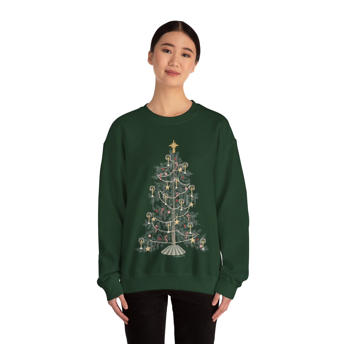 Trim the Tree - Unisex Heavy Blend™ Crewneck Sweatshirt