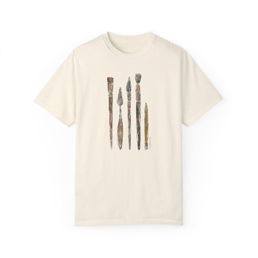 Artist Tools - Unisex Garment-Dyed Comfort Colors T-shirt - by Christy Beasley