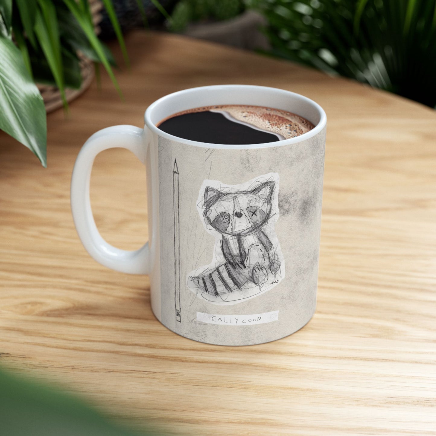 Patchwork Pals by Molly Grace Beasley Ceramic Mug, (11oz)
