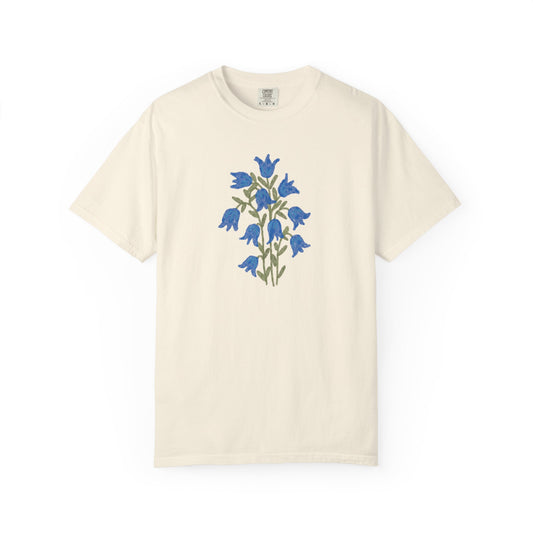 Bluebells - Unisex Garment-Dyed Comfort Colors T-shirt - by Christy Beasley