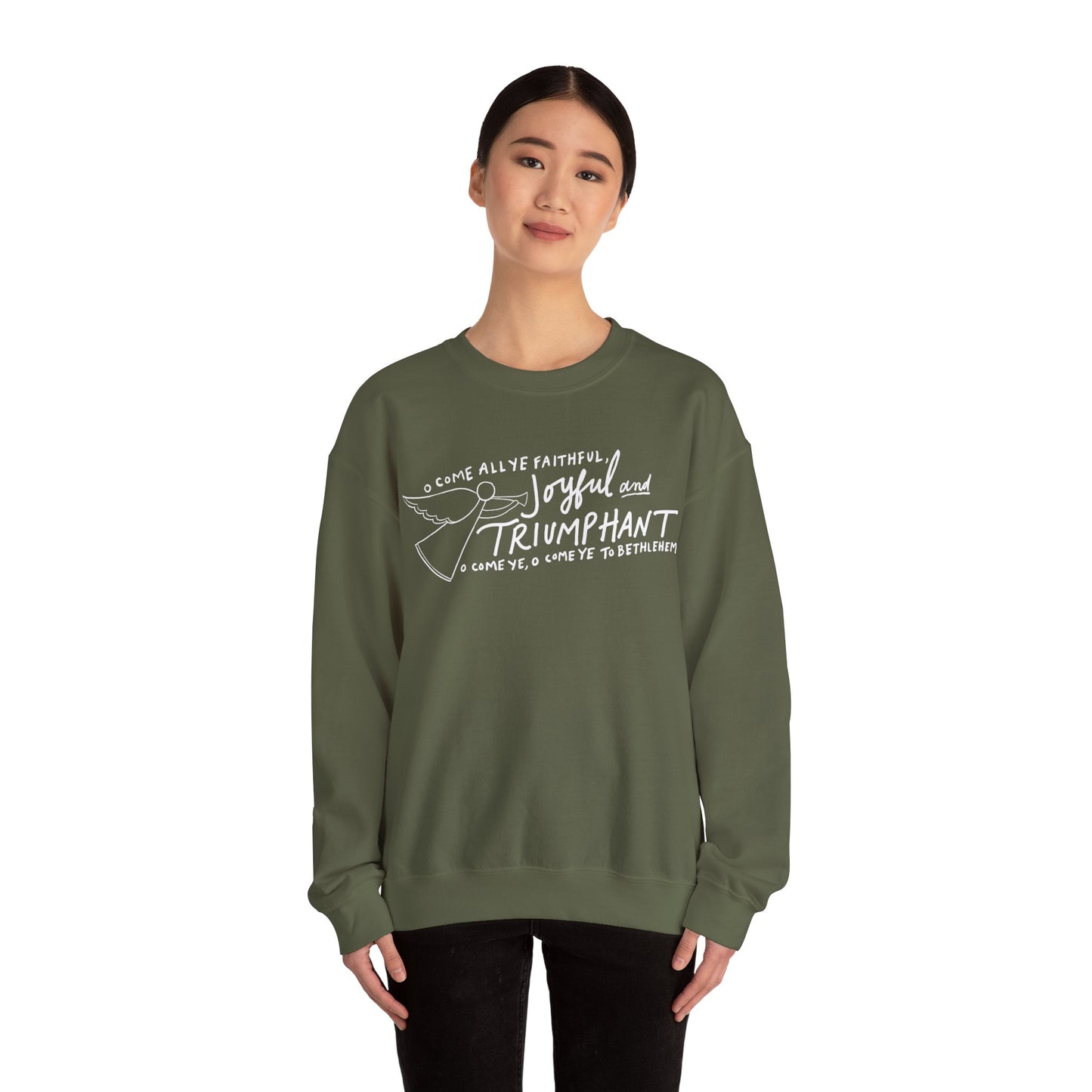 Joyful and Triumphant - Unisex Heavy Blend™ Crewneck Sweatshirt