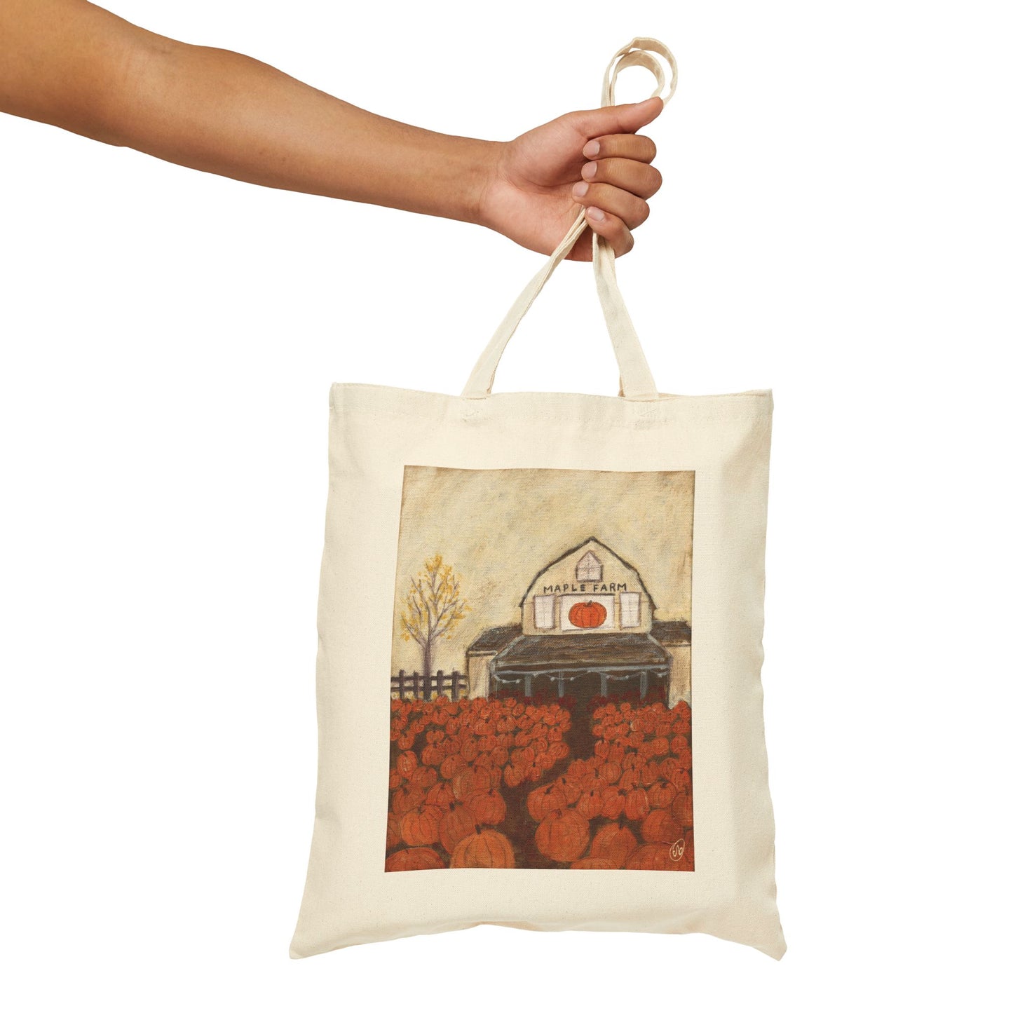 Maple Farm - Cotton Canvas Tote Bag