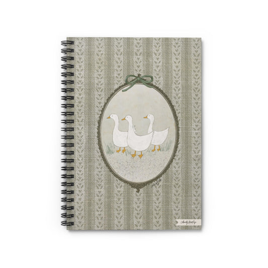 “Ducks” Spiral Notebook - Ruled Line - by Christy Beasley